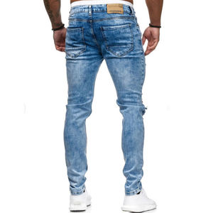 Latest Design Customized Logo High Quality New Arrival OEM ODM Denim Material Men Denim <b>Pant</b> Color - Product Image 3
