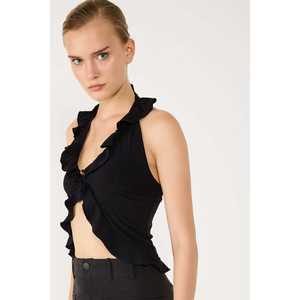 Blusa con Detalles de Volantes - Product Image 5