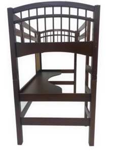 Lit mezzanine avec bureau, Vietnam, lit mezzanine complet pour dortoir - Product Image 5