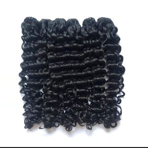 Vente en gros de 100% extensions de cheveux Remy alignées de cuticules à vagues profondes non traitées cheveux indiens bruts vierges de vendeur de confiance - Product Image 4