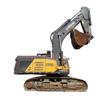Excavatrice Volvo EC950EL d'occasion, 95 tonnes, machines de construction lourde, excavatrice sur chenilles hydraulique EC950 en stock