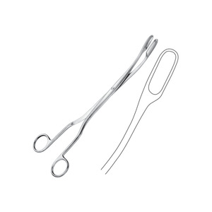 Tijeras Quirúrgicas para Cordón Umbilical de Diseño Personalizado, Tijeras para Cordón Umbilical de Obstetricia y Ginecología, 10.5 cm - 4 1/4 Pulgadas - Product Image 6