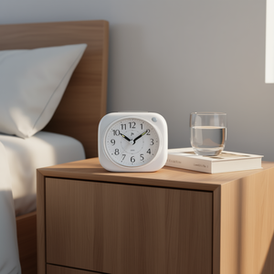 Lowell White JA 7109B Alarm <b>Clock</b> Stylish Desk <b>Table</b> <b>Clock</b> - Product Image 3