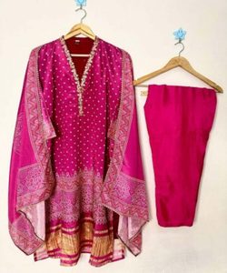 Party Wear Salwar Kameez Velvet Stylish White Pakistani Wedding Suit Long Elegant Design Stitched Wholesale Collection - Product Image 4