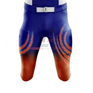 ชุดทีมฟุตบอลอเมริกันโพลีเอสเตอร์100% แบบกำหนดเองเสื้อทีมคุณภาพสูงระบายอากาศแขนสั้นกำหนดสีได้ - Product Image 4