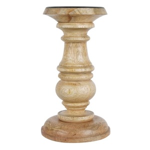 Bougeoir en aluminium nickelé fait à la main support de table centre de table décoration de la maison Offre Spéciale pilier bougeoir support - Product Image 4