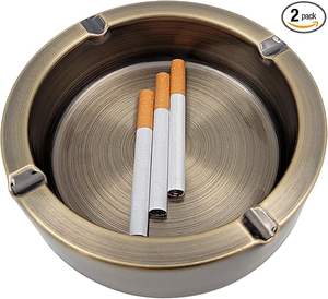 Cenicero de Latón con Acabado Pulido para una Apariencia Premium, Cenicero de Latón para Uso Diario y Ocasiones Especiales, Hecho a Mano - Product Image 4