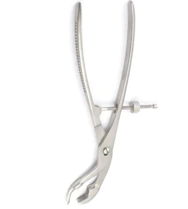 Rongeurs de hueso personalizadas, equipo de cirugía oral de 15cm, fórceps de sujeción de hueso de laboratorio médico, acero inoxidable alemán - Product Image 3