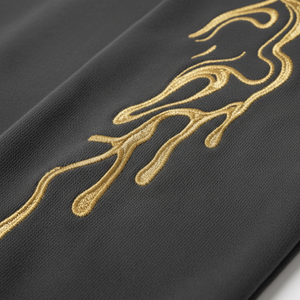 เสื้อฮู้ดดี้ผู้ชายแบบครอป Velour Reverie รุ่นพรีเมียม งานปักคุณภาพสูง ผ้าฝ้าย 100% สไตล์สตรีทแวร์ ดีไซน์เนอร์ แฟชั่นแนวเมือง - Product Image 5