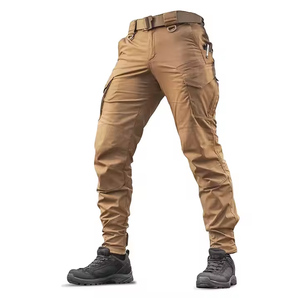 300gsm personalizado 6 bolsillos Jogger pantalones de chándal hombres Jogger peso pesado Cargo pantalones de chándal Casual pantalones sueltos - Product Image 4
