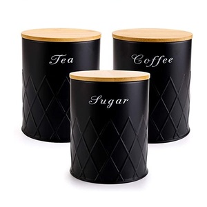 Tarro de almacenamiento de alimentos usado para catering de cocina personalizado de alta calidad, bote de Metal, bote de azúcar, bote de almacenamiento de sal - Product Image 2