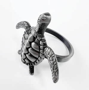 Servilletero de metal exclusivo con forma de flor de hierro con opciones personalizadas para decoración de mesa de boda y fiesta - Product Image 2