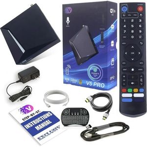 NUEVO EN VENTAS V 2025 V5 Pro TV Box Último Modelo Control Remoto por Voz Compatible con 8K Origen Estadounidense Todos los Accesorios Incluidos - Product Image 5