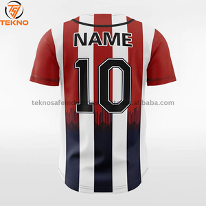 Vente en gros de dernière conception maillot de baseball à séchage rapide pour hommes, vêtements de sport de meilleure qualité, nouveauté avec service OEM ODM - Product Image 2