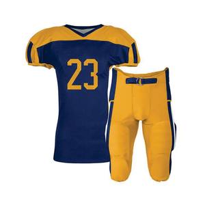 High Quality Youth American <b>Football</b> Uniforms Tackle Twill Embroidered and Sublimated Short Sleeves Sport Shorts. - Product Image 3