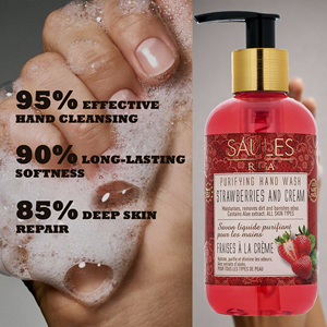 Beauty Item Private Label OEM Bulk Strawberries and Cream Liquid Hand <b>Soap</b> Viral Product 2026 Sweet <b>Scent</b> Trend Giftable - Product Image 1