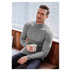 Seminare Y. Maglione lavorato a maglia da uomo a collo alto