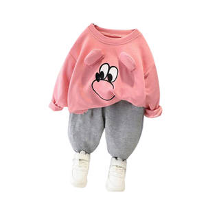 Chándal grueso de lana, sudadera deportiva, conjunto de Jogger, conjuntos de ropa para niños, conjunto de ropa para niños - Product Image 4