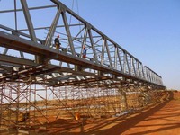 Puente Bailey de Acero de Diseño Profesional, Construcción Rápida, Estructura de Acero, el Más Vendido