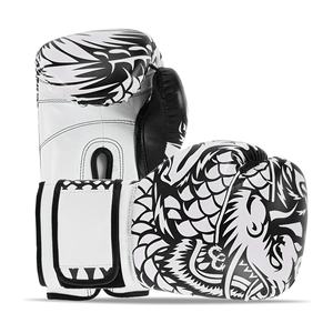 Professionnel combat cuir boxe trucs 12 Oz sac lourd poinçonnage sparring gants équipement personnalisé formation Pu gants de boxe - Product Image 2