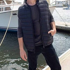 Veste matelassée à bulles d'hiver en coton et polyester avec logo personnalisé OEM MenPadding pour hommes Veste bouffante téléchargée par Dress Sports - Product Image 2