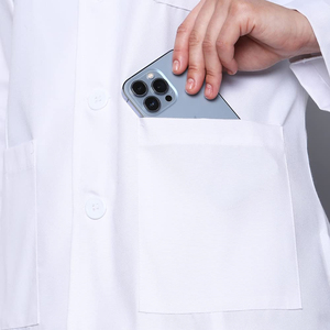Chemisier blanc médical manteaux de laboratoire 2025 nouvelle usine personnalisée en gros hôpital médecin infirmière uniformes - Product Image 6
