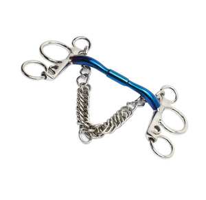 Nouvel arrivage de mèche Kimblewick anglaise en acier inoxydable avec incrustation de cuivre fabriquée par TARIQ MFG CO - Product Image 1