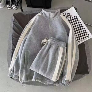 Conjunto Deportivo de Dos Piezas Estilo Coreano Informal Personalizado a Precio de Fábrica en China, Conjunto de Sudadera - Product Image 4