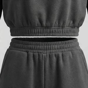 Trending Custom Wholesale Butterfly <b>Women</b> Tracksuit Thick <b>Fleece</b> Pullover Hoodie <b>Jogger</b> Sets Plain <b>Women</b> Tracksuit Sportswear - Product Image 5