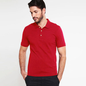 Polo Polo à Manches Courtes pour Hommes de Couleur Unie Approvisionnement d'Usine Personnalisé - Product Image 1