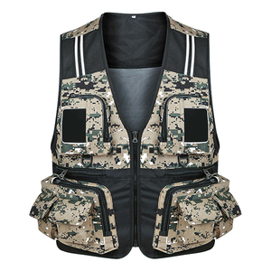 Gilet de pêche en mousse EPE avec grandes poches de rangement - Product Image 1