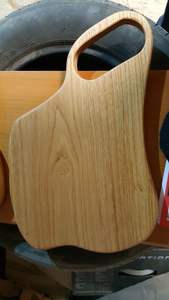 MANGO PERSONALIZADO ESTILO HECHO A MANO CLÁSICO Múltiples formas Tabla de cortar y cortar de madera con mango - Product Image 6