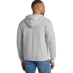 2025 unisexe hiver léger Gey pleine fermeture éclair avant à capuche coton mélangé polaire sweat de haute qualité pour des vêtements décontractés quotidiens OEM ODM - Product Image 5