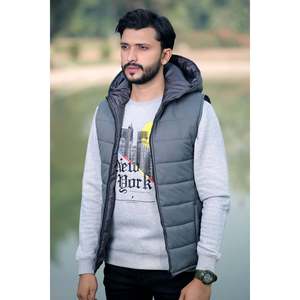 Gilet de sport d'extérieur isolé en polyester pour homme NABS, coupe régulière, sans manches, pour la randonnée en hiver - Product Image 6
