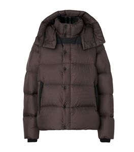 2025 Winter Collection Custom Made Men's Canvas Puffer <b>Jacket</b> with Full Zipper Waterproof & Breathable Thick Stand Collar - Product Image 4