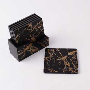 Posavasos cuadrado de madera de resina de diseño moderno de alta calidad, nuevo modelo de lujo para uso en mesa, exportado a granel a la India, precio competitivo - Product Image 5