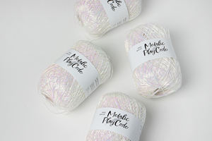 YARNA Hilo Metálico (70g) de Poliéster para Ganchillo, Tejido Brillante y Vívido, Proyecto Festivo, Artesanía Brillante, Regalo, Manualidades Acogedoras - Product Image 4