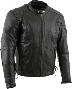 Veste en cuir de moto de course de style dernier cri personnalisée, veste en cuir de moto de sport, veste de haute qualité pour hommes - Product Image 4