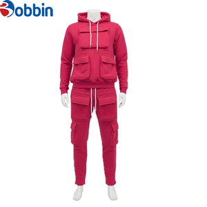 Vêtement pour homme, ensemble jogging cargo à capuche 2 pièces, logo personnalisé, décontracté, multi-poches, survêtement pour homme, nouveau survêtement pour homme, survêtement d'hiver - Product Image 4