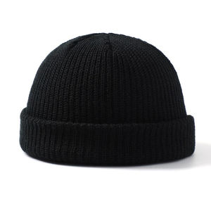 Bonnets en tricot unisexes personnalisés en gros 2026, bonnets chauds à revers, chapeaux, bonnets de style skull - Product Image 3