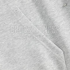 เสื้อฮู้ดพลอยเทียมสำหรับผู้ชายทรงสลิมฟิตสีพื้นมีฮู้ดสำหรับผู้ชายปรับแต่งได้ตามต้องการ - Product Image 5