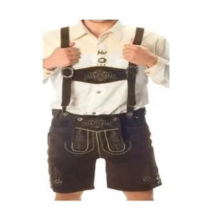 Lederhosen bavarese da uomo corto Oktoberfest