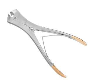 Coupe-fil chirurgical sur mesure en carbure de tungstène demi-doré coupe-fil affleurant avant et latéral en acier inoxydable - Product Image 1