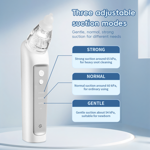 3 Modos Ajustável Nariz Elétrico Sucção Dispositivo para Bebês-Silicone <span class=keywords><strong>Nasal</strong></span> Cleaner com Música Calmante Custom Atacado - Product Image 6