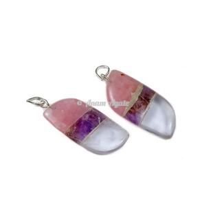 Grossiste et fournisseur de prix d'usine pendules de pierres précieuses en quartz rose naturel en vente au meilleur prix en ligne - Product Image 2