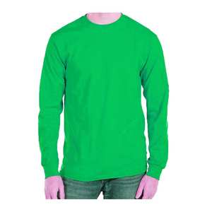 Camisetas ecológicas de cuello redondo de manga larga Streetwear Regular Fit Casual personalizado impreso hombre niños camisetas de moda para hombres - Product Image 6