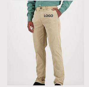 Pantalones chinos de vestir de Color granate personalizados de calidad superior para hombre, Pantalones chinos de algodón 100%, ropa de calle, pantalones de uso de oficina - Product Image 5