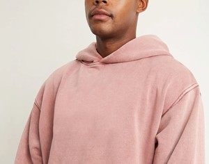 Nouveaux sweats à capuche cousus pour hommes avec lavage à l'acide sur mesure anti-rides respirant sweats à capuche pour hommes avec lavage à l'acide de haute qualité avec prix de gros - Product Image 5