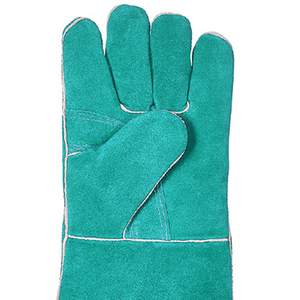 Guantes de soldadura Cuero Venta superior Calidad garantizada Guantes de soldadura de cuero de vaca Guantes DE TRABAJO DE SEGURIDAD DE CUERO - Product Image 4