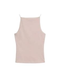 Camisetas sin mangas con cuello Halter para mujer, chaleco sin mangas, correas finas, camisola femenina, color sólido, moda - Product Image 6